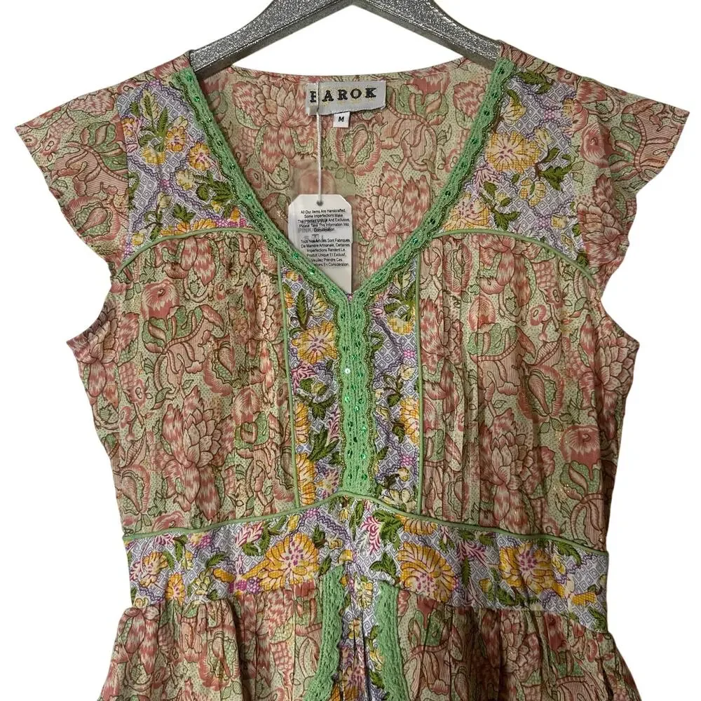 Barok Floral Print Dress - Picture 4 of 8